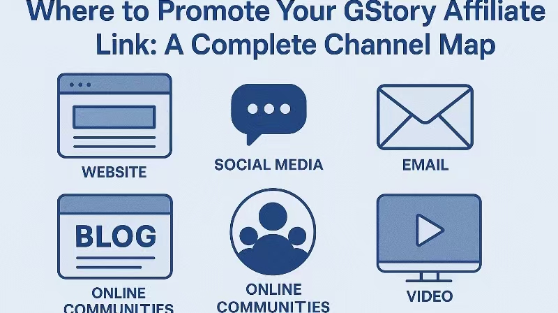 Where to Promote Your GStory Affiliate Link: A Complete Channel Map