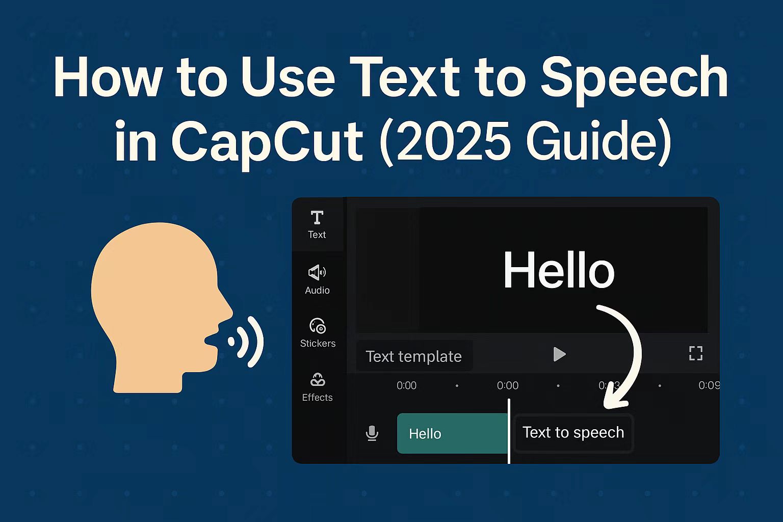 How to Use Text to Speech in CapCut (2025 Guide)